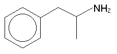 Amphetamine structure